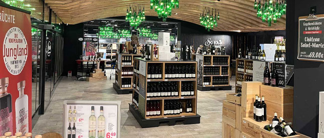 Weinabteilungen / Weinhandlungen